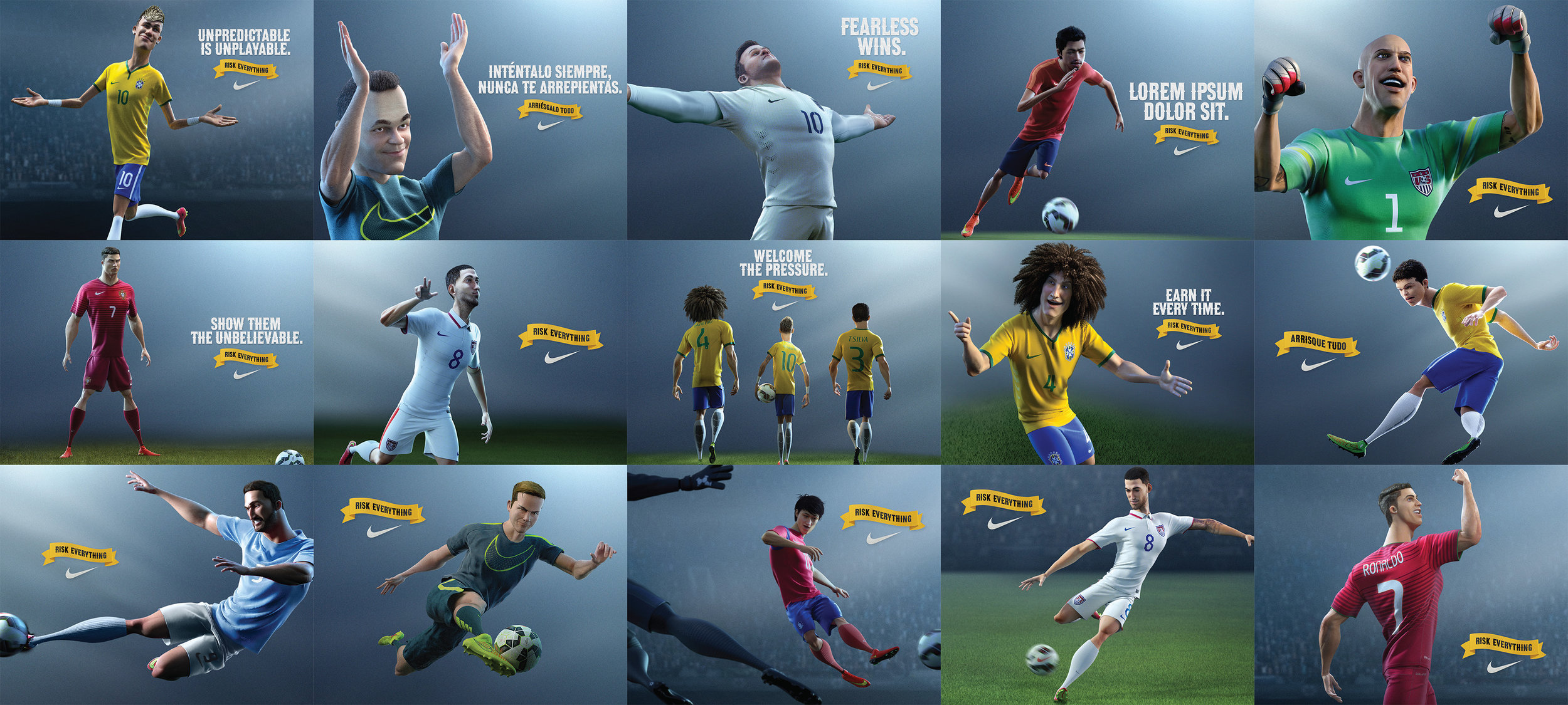 The Last Game Nike campaign visual